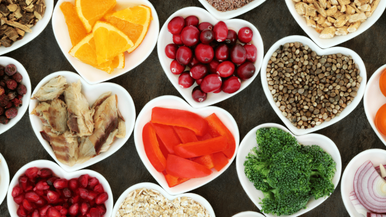 Image of the top 8 heart healthy foods