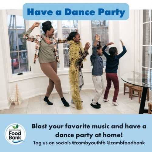 Cambridge Food Bank Dance Party Fun