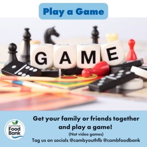 Cambridge Food Bank Play a Board Game